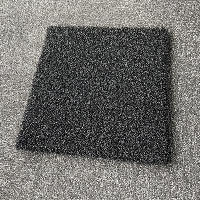 Landscaping Black Color 5500d Artificial Turf Grass